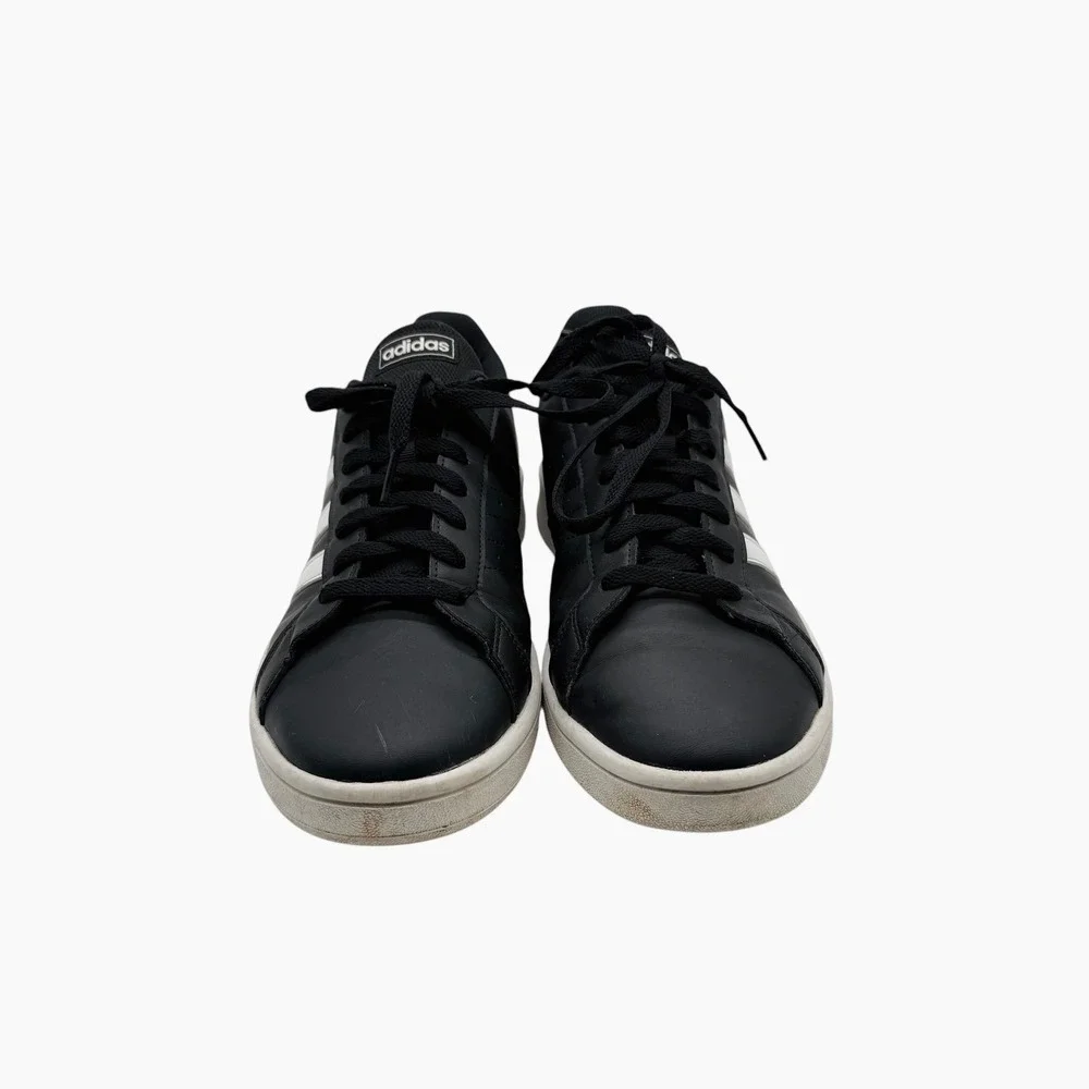 Adidas Grand Court‎ 2.0 Shoes Black White Men's Size 10.5 Casual Sneakers